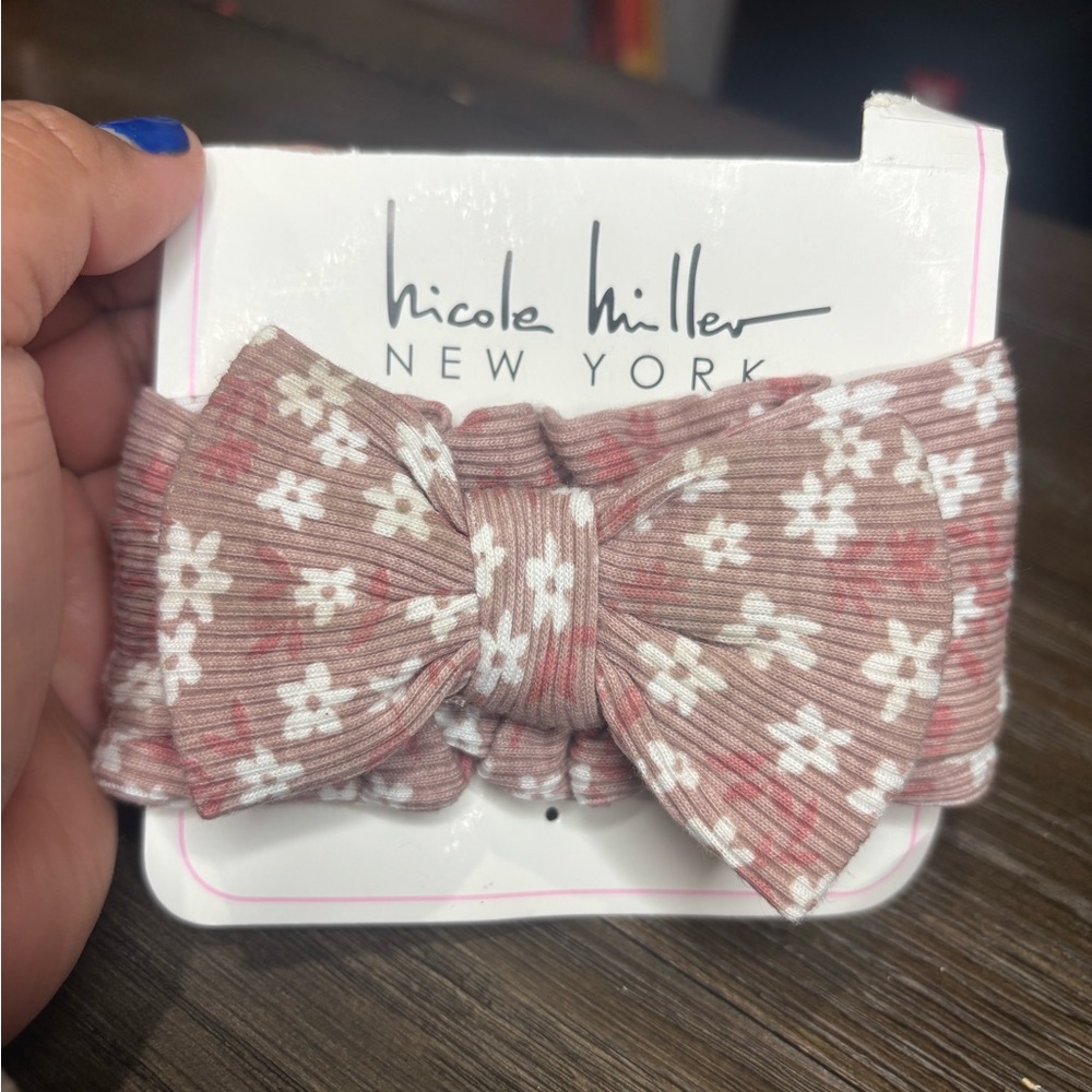 Pink Floral Kids Headband